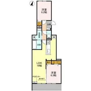 STグランツ【3階】の間取り