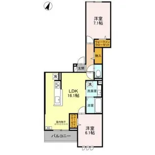 STグランツ【3階】の間取り