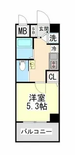 ラ・ティーダ御影【6階】の間取り