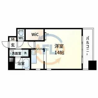 グランシャルマン新大阪【4階】の間取り