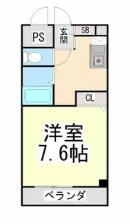 リーベン美幸【4階】の間取り