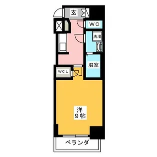 S-RESIDENCE東別院【13階】の間取り