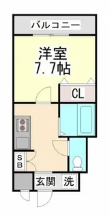 グラーツィア東灘【9階】の間取り