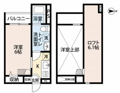 リヴァブル瑞穂通【1階】の間取り