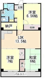 御影アーバンライフ【2階】の間取り