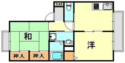 ディアス宮川【2階】の間取り