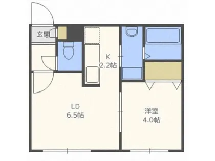 エール平岸【302号室】の間取り