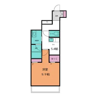 スブリミス【402号室】の間取り
