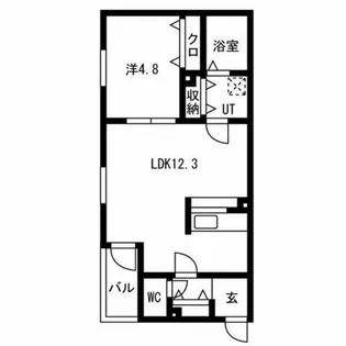 Precious庄内通【301号室】の間取り