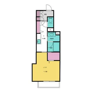 スブリミス【403号室】の間取り