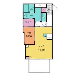 スブリミス【305号室】の間取り