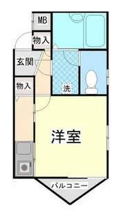 アンフィニジョア六甲【5階】の間取り