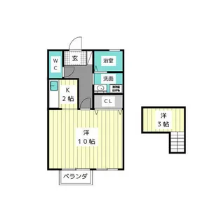 サンハイム【2階】の間取り