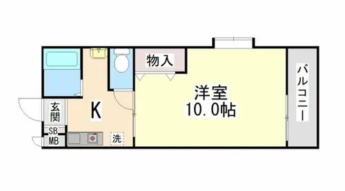上山マンション【3階】の間取り