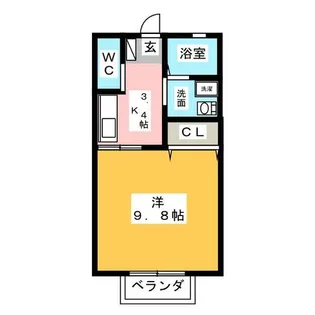 エクセルシオール K-Ⅰ【2階】の間取り