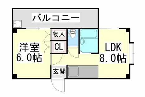 フォーライフ御影【3階】の間取り