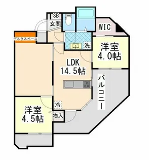 アプリーレ御影【1階】の間取り