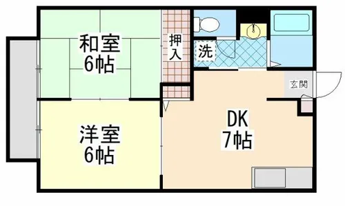 カマラード【4階】の間取り