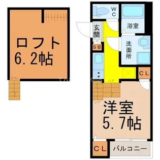 SQUARE千種【1階】の間取り