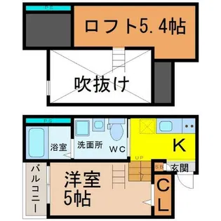 Casea(カセア)【1階】の間取り