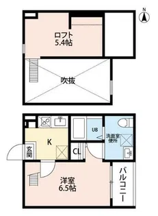 partenza志賀本通(パルテンツァ志賀本通)【2階】の間取り
