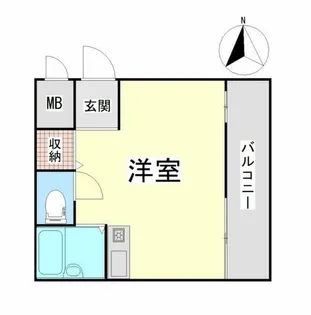 1Rの間取り画像