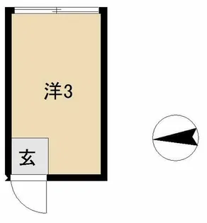 リバーハイツ【3階】の間取り