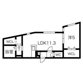 Pche裏参道【1階】の間取り