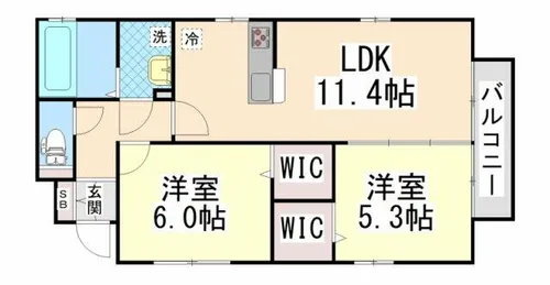 ソレーユ・コート A棟【1階】の間取り