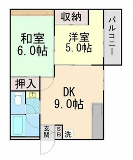 ピュアハウスナダ【2階】の間取り