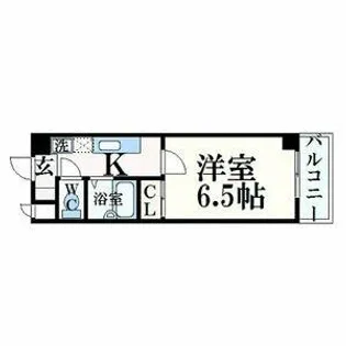 エクレール六甲【2階】の間取り