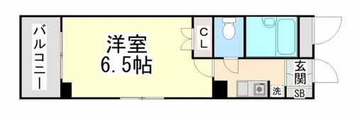 王子パークルームⅡ【4階】の間取り