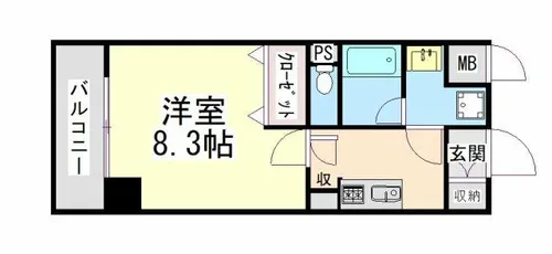 クレイントトヤミチ【3階】の間取り