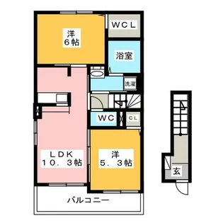 アベニール A【2階】の間取り