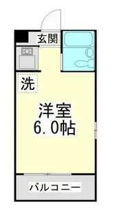 1Rの間取り画像