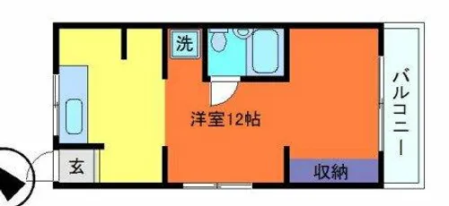 寺口ハイツ【2階】の間取り