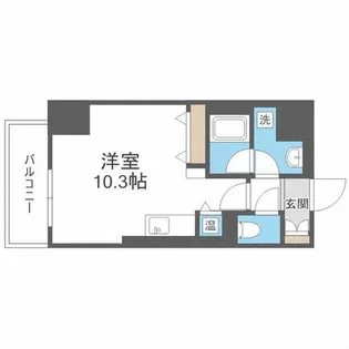 バロンドール【14階】の間取り