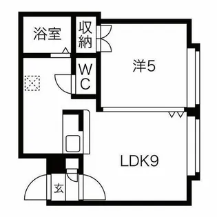 ガーデンパレス【5階】の間取り