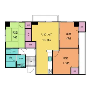 グランドソレイユ【2階】の間取り