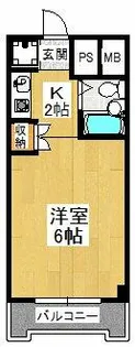ベルネージュ峯尾【4階】の間取り
