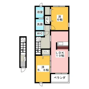 フォルテシモ f【2階】の間取り