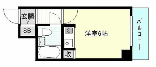グラシア松屋町【4階】の間取り