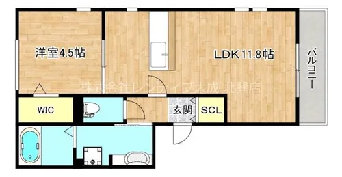 Hale Walea Ⅲ【1階】の間取り