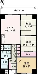 アルコ・ラ・カーサ佃町Ⅱ【502号室】の間取り