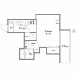 みおつくし十三【3階】の間取り