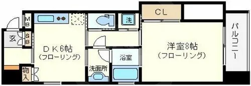 Ritz SQUAREⅡ【5階】の間取り