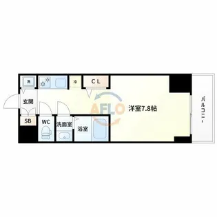 サムティ江坂レガーロ【7階】の間取り