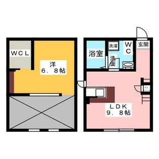 プリマ中村公園壱番館【1階】の間取り