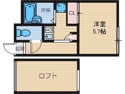 サウサリート【2階】の間取り