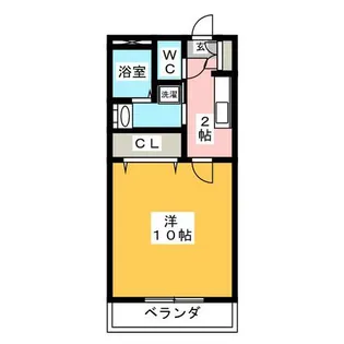 マ・メゾン乾出【4階】の間取り